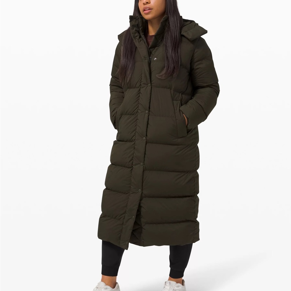 Lululemon Wunder Puff Maxi Dark Green